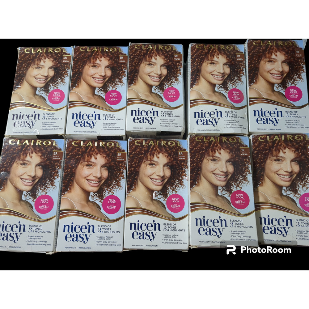 10 #5r Clairol medium auburn hair color dye #1324